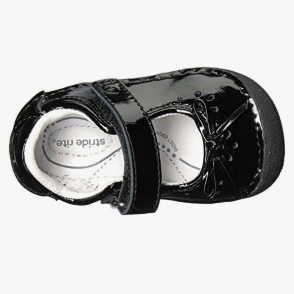 Stride Rite Black Dress Shoes mary Jane Classic Design 4 - Picture 7 of 7